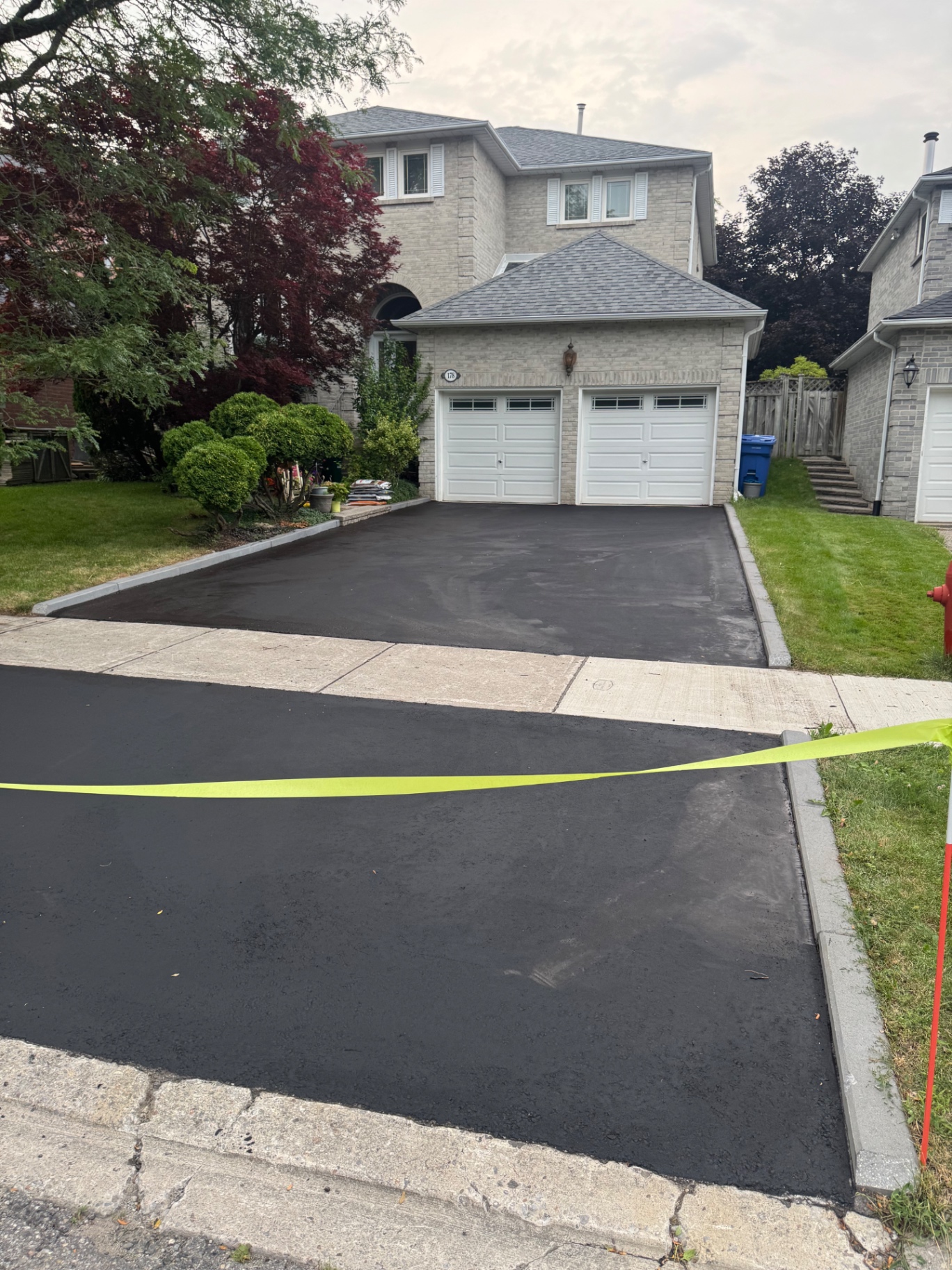 York Seal completed driveway sealing job 1