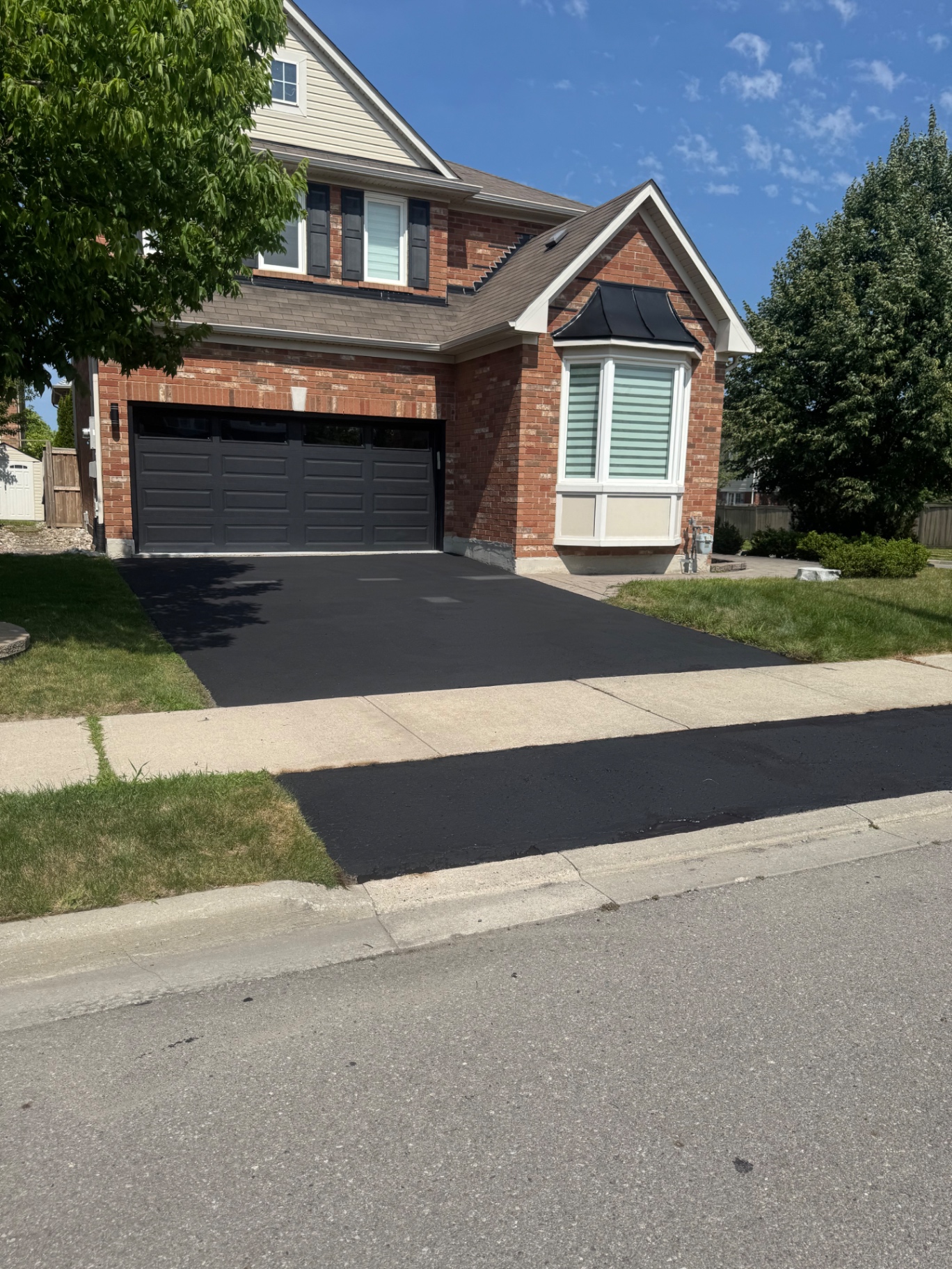 York Seal completed driveway sealing job 2